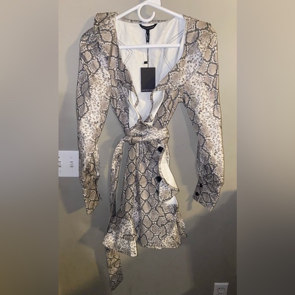 MARISSA WEBB Eli Mini Print Canvas Dress Size S - Picture 4 of 5